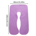 Load image into Gallery viewer, 140*80cm Pregnancy Pillow cases Sleeping Waist Pillow for Pregnant
