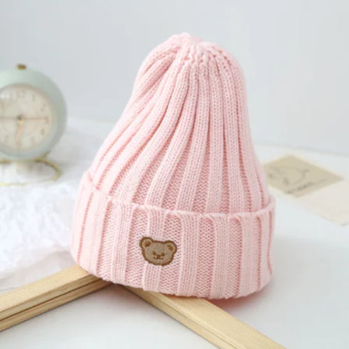 Winter Baby Beanie Cap Cotton Autumn Knit Hat Toddler Cap for Boys