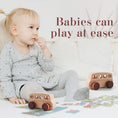 Load image into Gallery viewer, Baby Wooden Baby Toys NO Bpa  Cartoon Car Bus Montessori Toys
