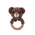 Load image into Gallery viewer, 1pc Baby Animal Crochet Rattle 0 12 Months Baby Toys Mother Kids
