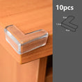 Load image into Gallery viewer, 4Pcs/10PCS Children Baby Safety Silicone Protector Table Corner Edge
