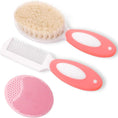 Load image into Gallery viewer, Baby Hair Brush Set for Newborn Toddlers Soft Bristles Cradle Cap
