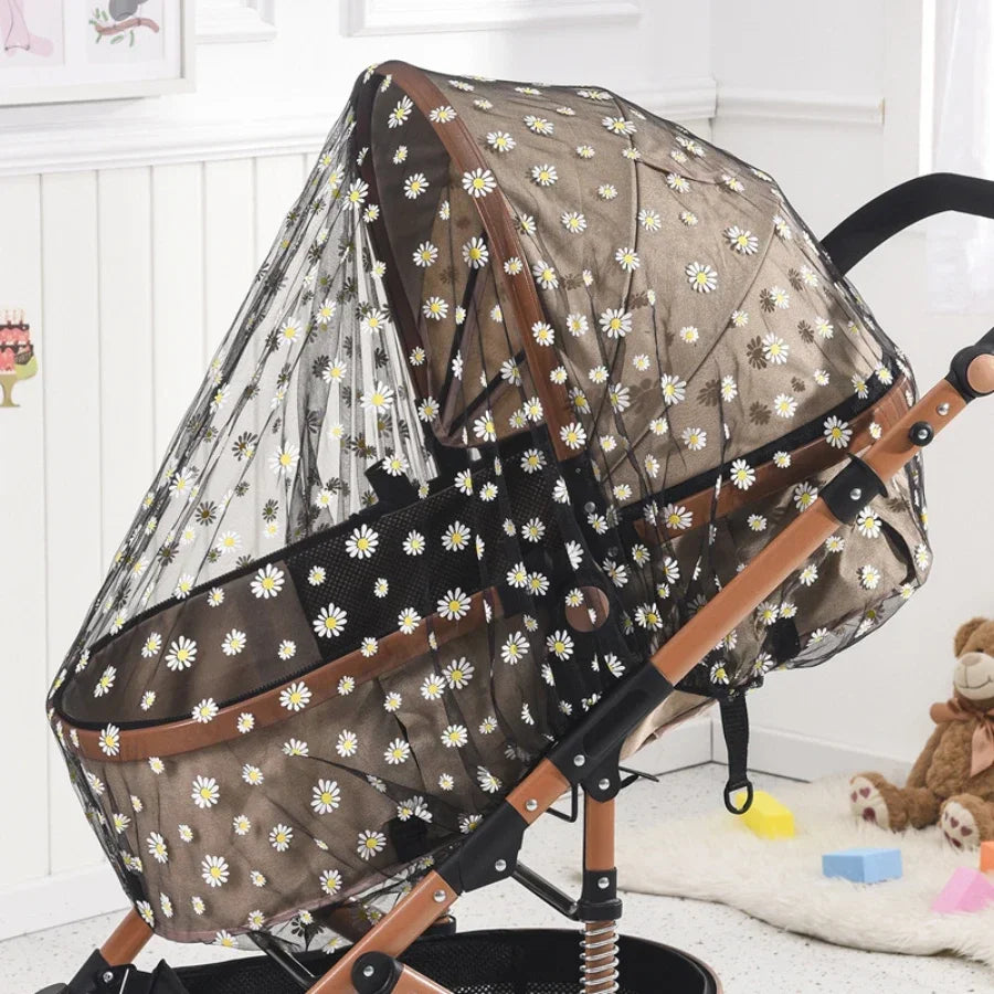 Universal Pram Net Baby Pushchair Cart Insect Shield Net Mesh Safe