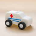 Load image into Gallery viewer, 1pc Baby Car Toys Food Grade Silicone Ambulances Truck Montessori
