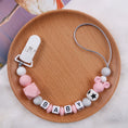 Load image into Gallery viewer, Baby Personalized Name Handmade Custom Pacifier Clips Nipple Dummy
