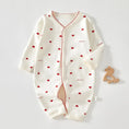 Load image into Gallery viewer, Newborn Baby Clothes Jumpsuit with Love Printed on 100 Cotton Boneless
