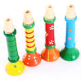 Load image into Gallery viewer, Wooden Trumpet Children Toy Horn Whistle Musical Instrument for Kids
