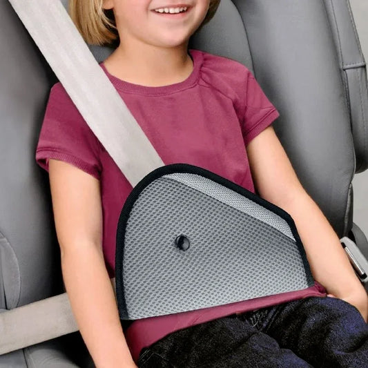 Kids Car Safe Fit Seat Belt Adjuster Baby Safety Triangle Sturdy