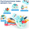 Load image into Gallery viewer, Development Baby Rattle Teether Toys Montessori Silicone Pull String
