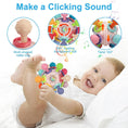 Load image into Gallery viewer, Montessori Baby Toys 0 12 Months Rotating Rattle Silicone Teething
