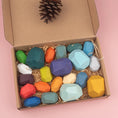 Load image into Gallery viewer, Wooden Sorting Stacking Rocks Stones Sensory Toddler Toys Learning
