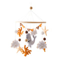 Load image into Gallery viewer, Baby Crib Mobile Bed Bell Rattle Toys Wooden Crochet Stars Pendant Bed
