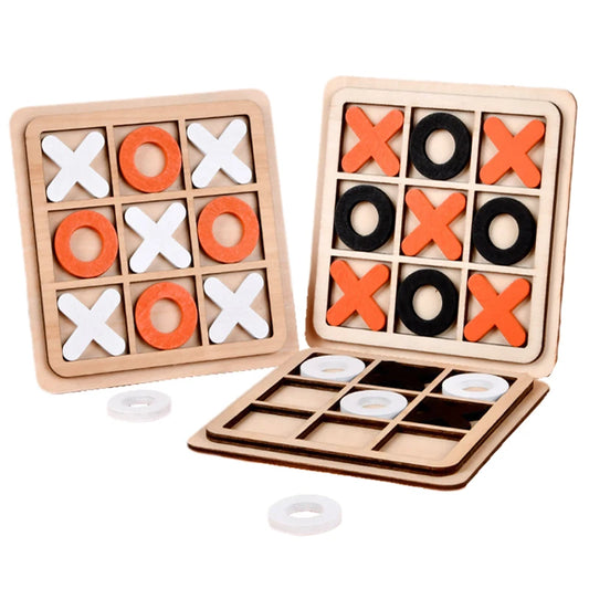 Montessori Chess Play Wooden Jigsaw Toy Game Interaction Puzzles