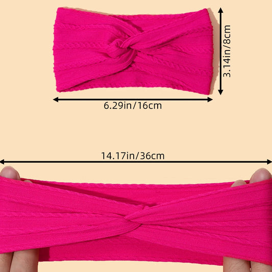 Newborn Baby Headbands for Girls New Nylon Knot Elastic Hair Bands