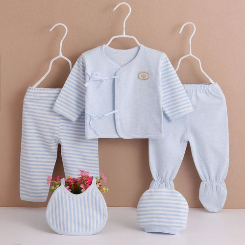 5Piece Sets Spring Baby Girl Boy Clothes Casual Cartoon Cute Print