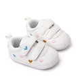 Load image into Gallery viewer, Baby White PU Sneaker Non-slip for Toddler Boys and Girls Cute
