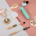 Load image into Gallery viewer, Montessori Wooden Makeup Toys for Girl, Girls Pretend Beauty Makeup
