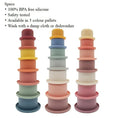 Load image into Gallery viewer, Baby Silicone Hourglass Stacking Cup Montessori Educational Toy
