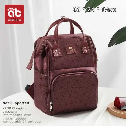 AIBEDILA Mommy Bag Fashionable and High Quality Waterproof Large