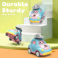 Load image into Gallery viewer, Baby Cartoon Toy Car Mini Press Go Vehicles Inertia Pull Back Cars
