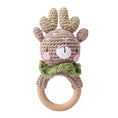 Load image into Gallery viewer, 1pc Baby Animal Crochet Rattle 0 12 Months Baby Toys Mother Kids
