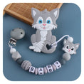 Load image into Gallery viewer, 1-2pcs Personalized Name Baby Pacifier Clips Teethers Dummy Nipple
