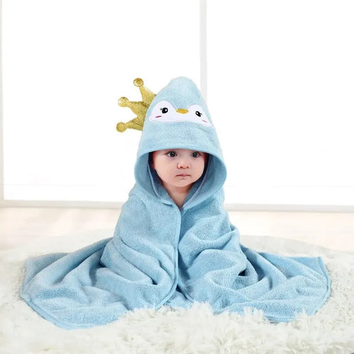 1 Piece Baby Bath Towel Super Absorbent Polyester Material Cute Animal