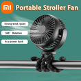 Load image into Gallery viewer, Xiaomi Mini Portable Stroller Fan Detachable 3 Speed Rechargeable
