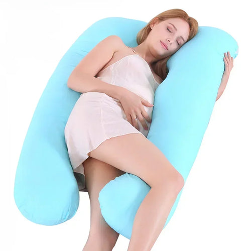 U-shaped Pregnancy Pillow Pure Cotton Lumbar Support Backrest Pillow