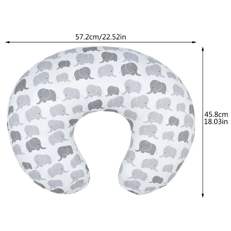 Baby Nursing Pillowcase Elastic U-shaped Pillow Case Detachable Pillow