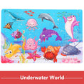 Load image into Gallery viewer, Economy 30piece Montessori 3D Puzzle Cartoon Animal Wooden Jigsaw
