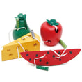 Load image into Gallery viewer, Montessori Toy Worm Eat Fruit Wooden Puzzle Toy Kids Fingers Flexible
