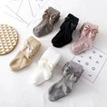 Load image into Gallery viewer, Cute Bowknot Tights For Girls Knitted Cotton Winter Girls Tights High
