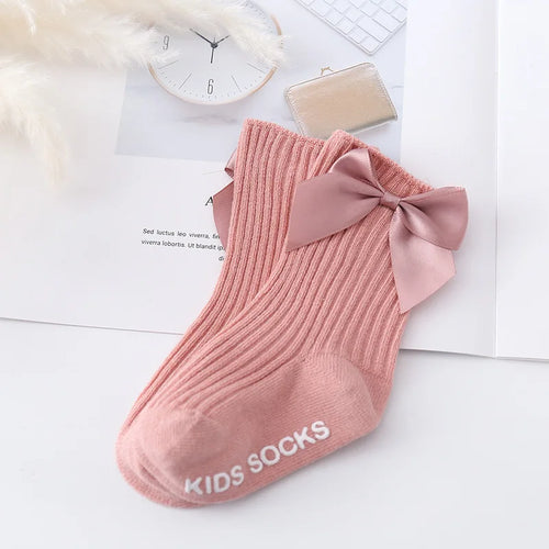 Baby Accessories Newborn Big Bow Floor Socks Infant Children Socks