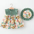 Load image into Gallery viewer, 2Piece Set Summer Toddler Dresses For Girls Korean Fashion Flowers
