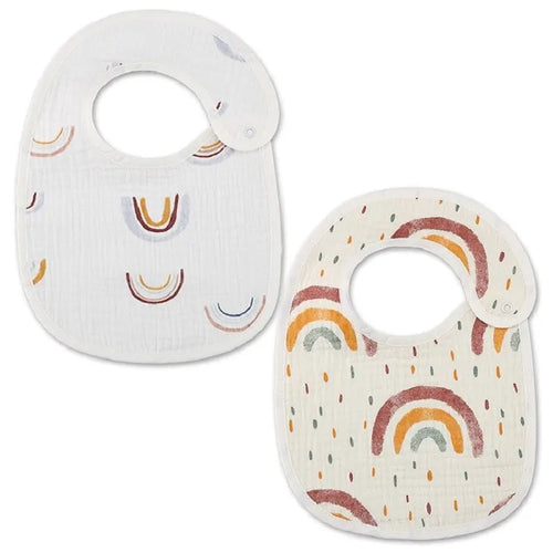 2pcs Cotton Gauze Baby Bibs U Shaped Newborn Infants Waterproof