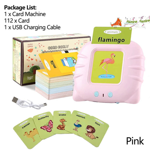 Talking FlashCards for Kids Electronic Early Education Machine