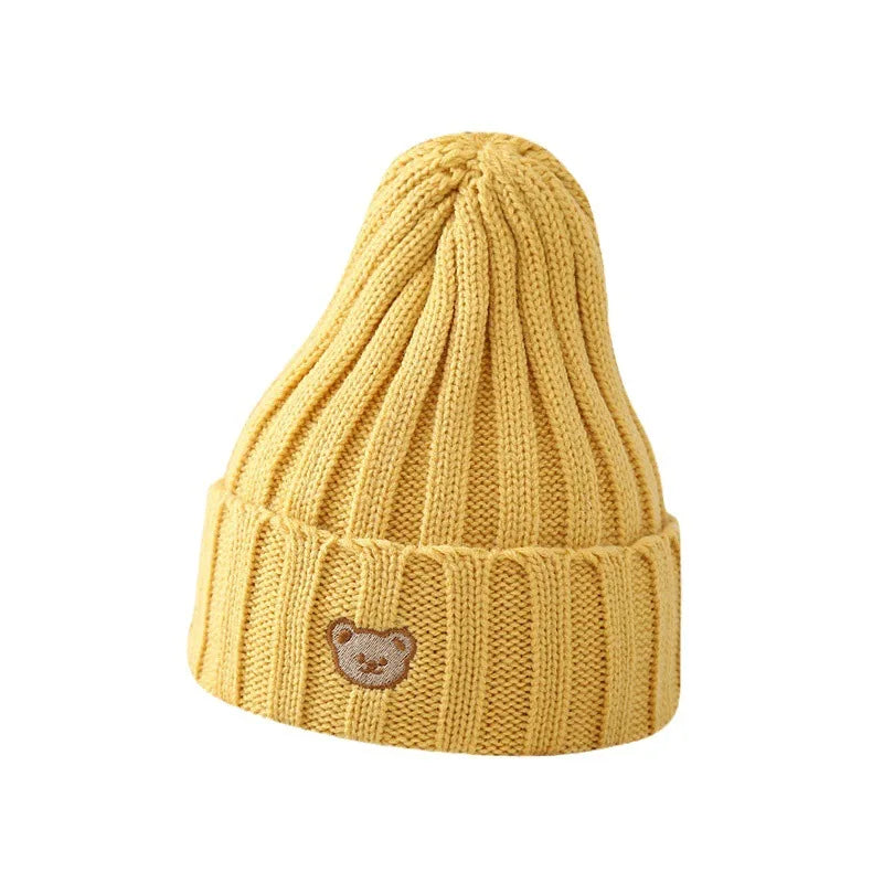 Winter Baby Beanie Cap Cotton Autumn Knit Hat Toddler Cap for Boys