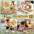 Load image into Gallery viewer, Montessori Busy Board Sensory Toys Wooden With LED Light Switch
