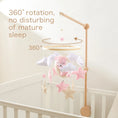 Load image into Gallery viewer, Baby Crib Mobile Bed Bell Hanging Soft Felt Cartoon Pink Bear Rattle
