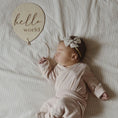 Load image into Gallery viewer, Baby Wooden Balloon Milestone Newborn Birth 1-12 Month Card Birthday
