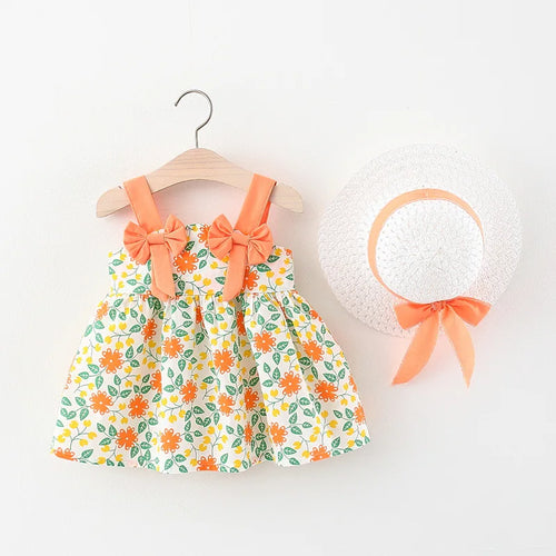 2Piece Summer Clothes Baby Girls Boutique Outfits Korean Cute Bow