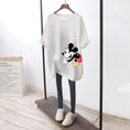 Load image into Gallery viewer, Disney Mickey Mouse T-shirt Summer Cartoon Mid-length Short-sleeved
