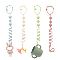 Load image into Gallery viewer, 4pcs Baby Silicone Pacifier Chain, Bottle Chain, Suitable for
