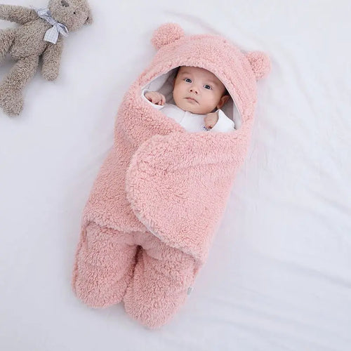 2024 Autumn Winter Infant Toddler Thicken Cashmere Receiving Blankets