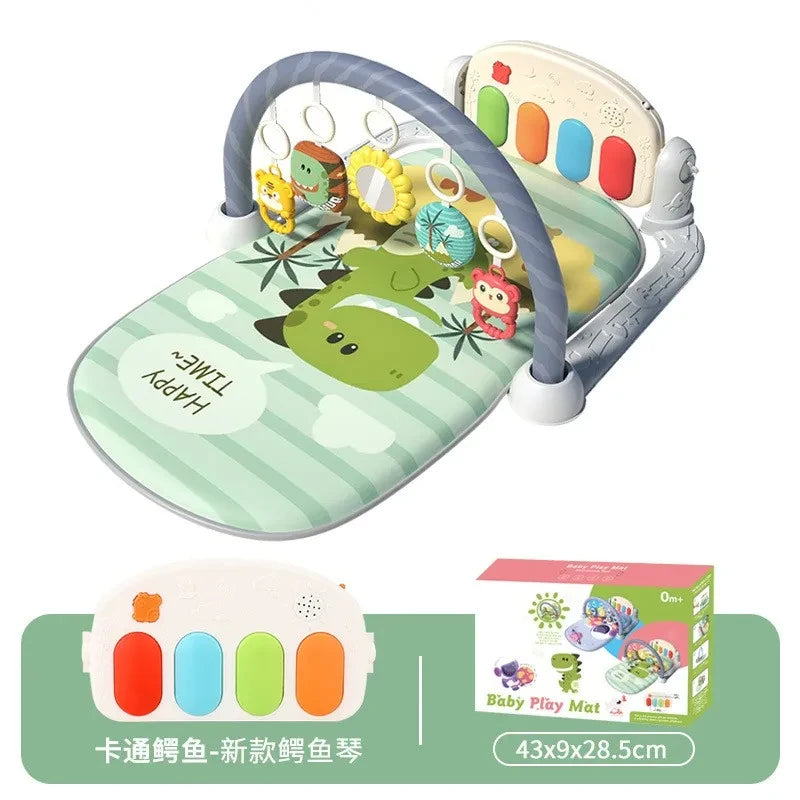 Baby Fitness Frame Floor Mat Newborn Piano Crawling Blanket Pedal