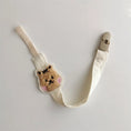 Load image into Gallery viewer, Children's Korean style pacifier chain Bear head teething rubber
