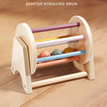 Load image into Gallery viewer, Montessori Infant Wooden Toys Coin Ball Busy Drum Color Shape
