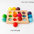 Load image into Gallery viewer, Montessori Wooden Petal Tree Building Blocks Toy Children's Rainbow
