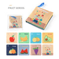 Load image into Gallery viewer, Soft Baby Books toys Montessori 3D Touch Feel High Contrast Cloth Book
